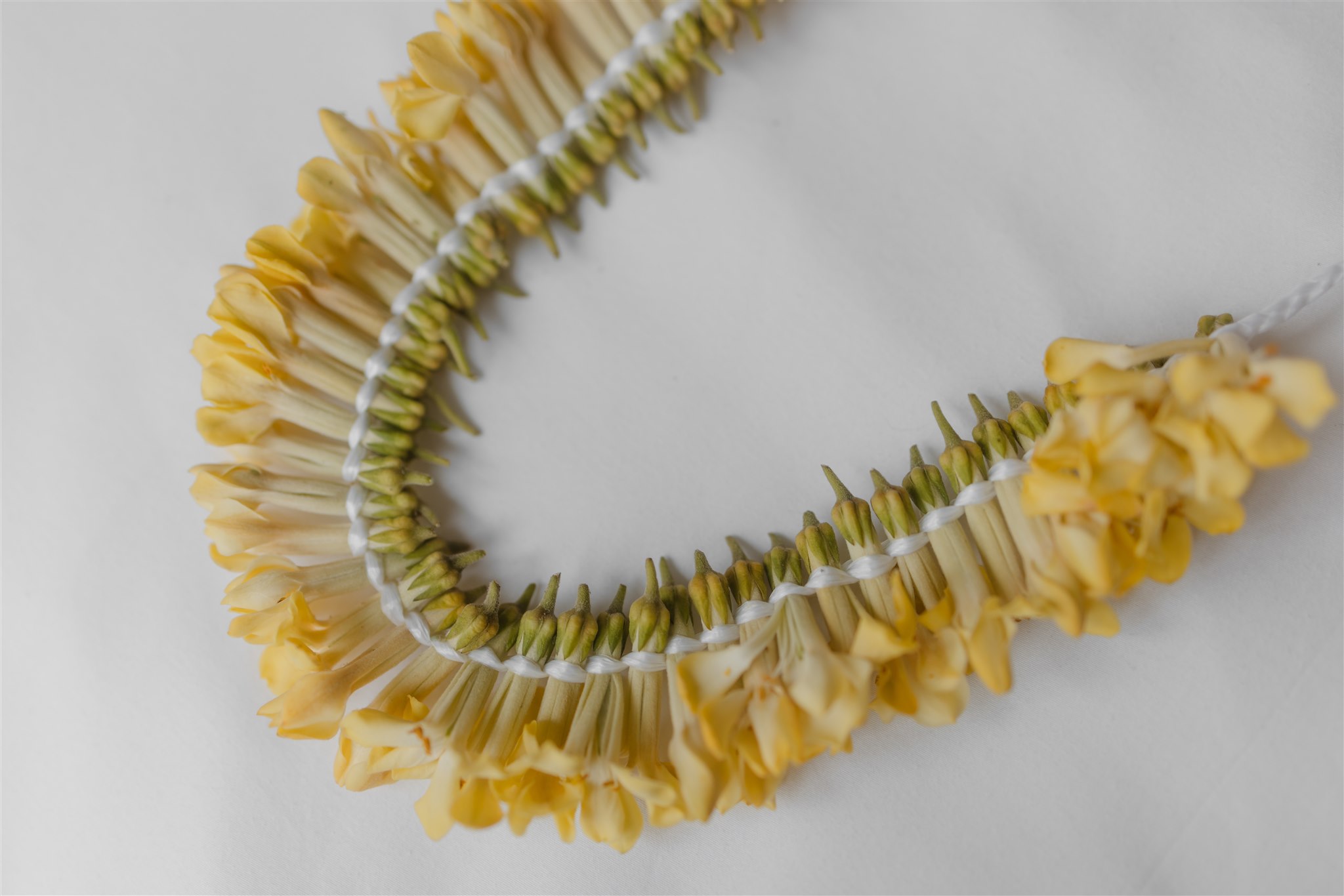 Traditional hair garland