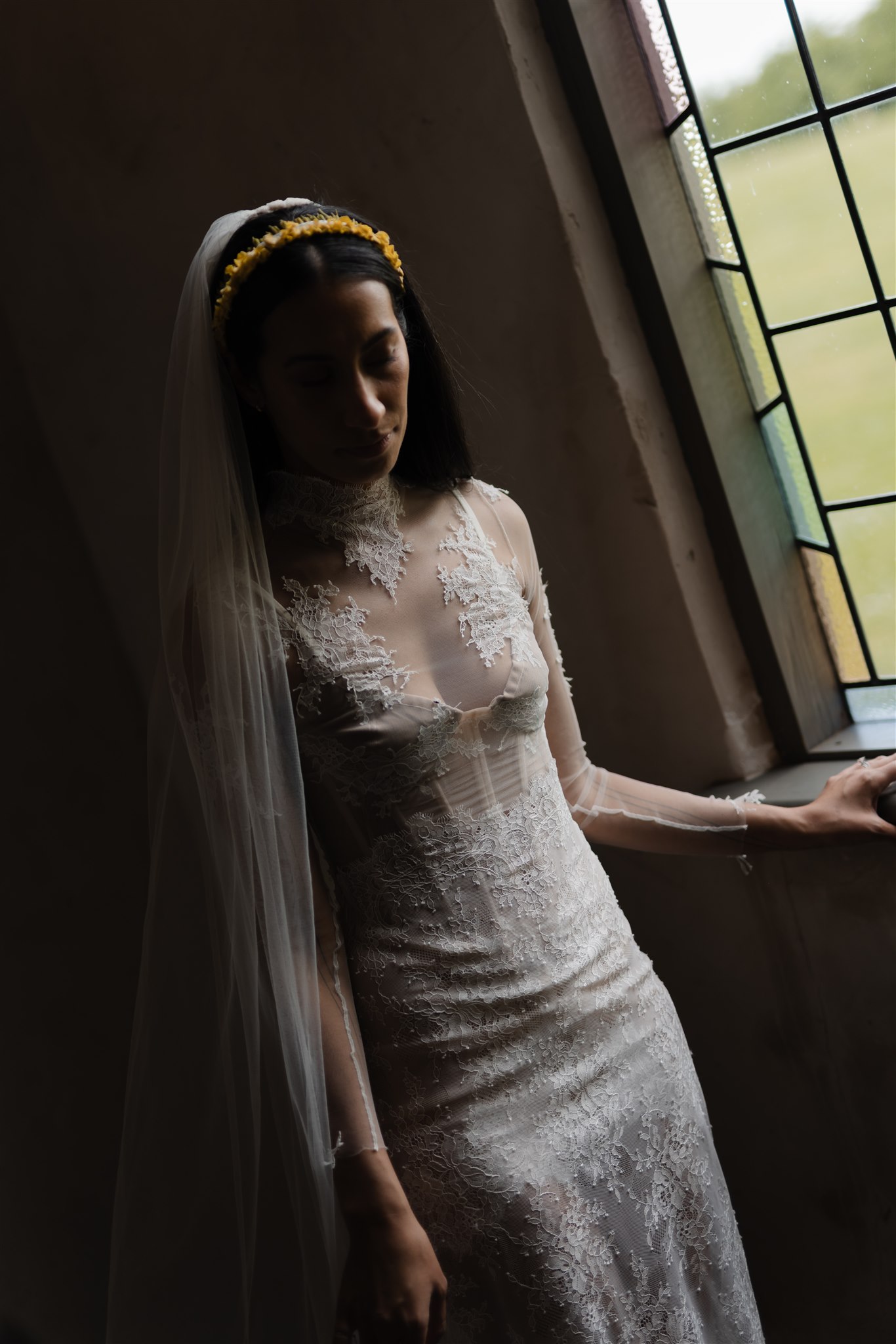 Bridal portraits around Stones of the Yarra Valley Wedding Venue