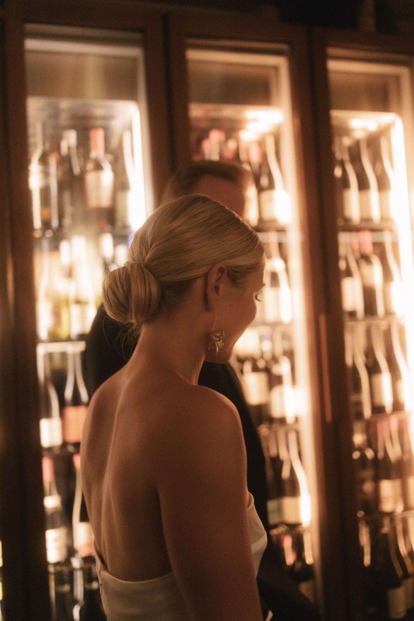 Bridal portraits around their Melbourne wedding venue Clover