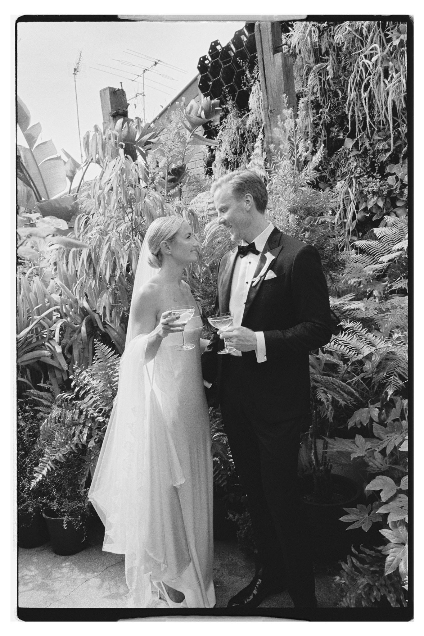 Bridal portraits around Glasshaus in Melbourne