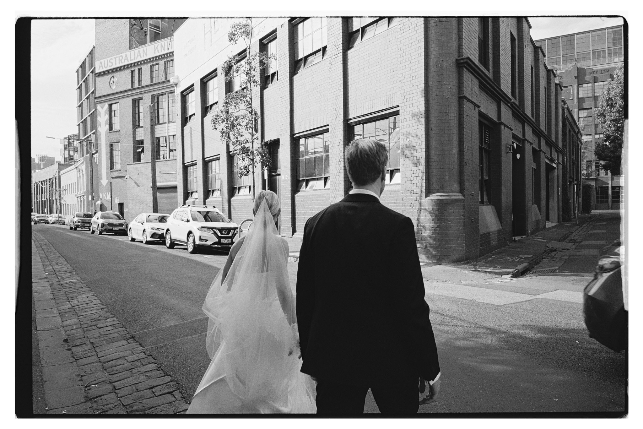 Bridal Portraits in the City, Melbourne