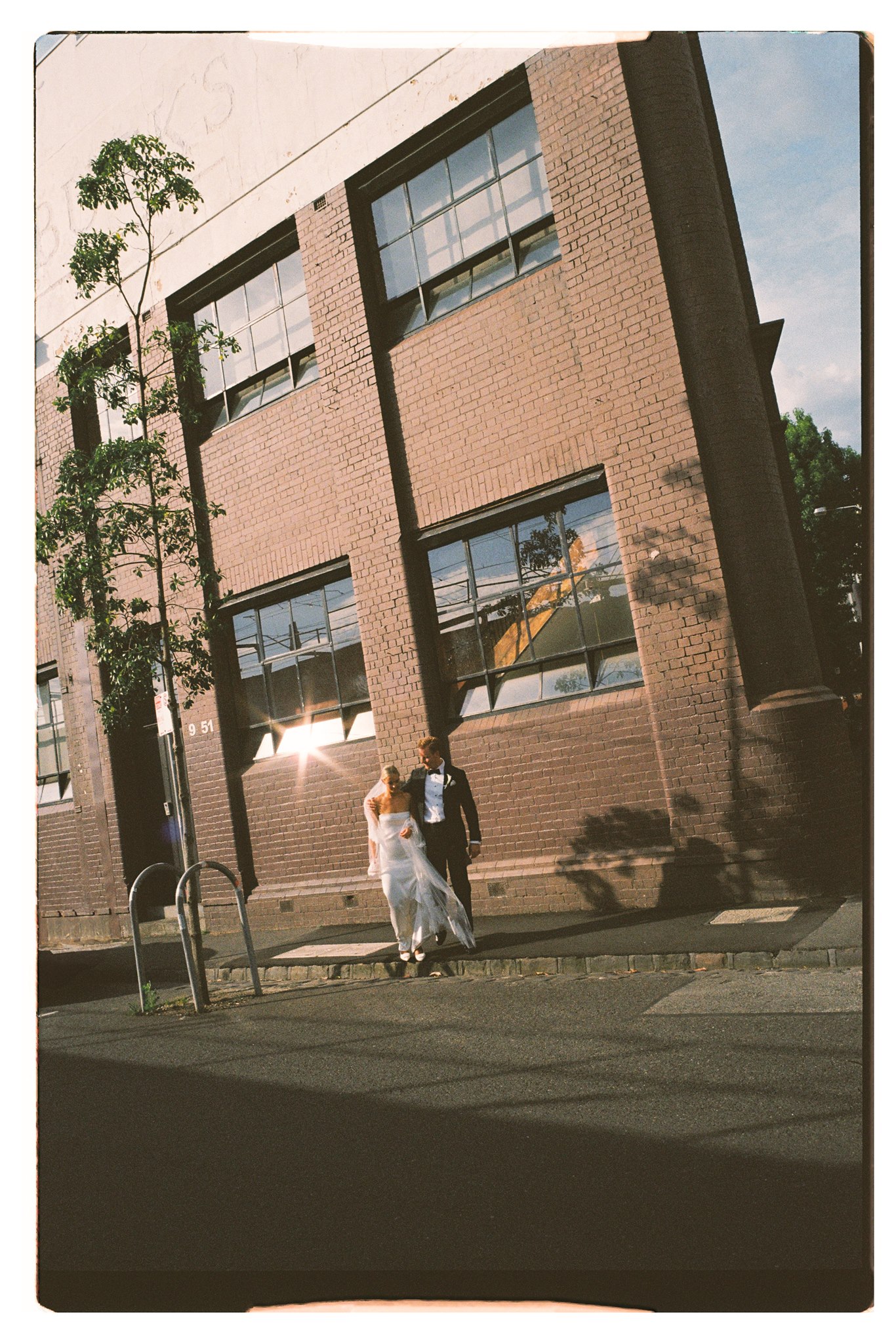 Film Bridal Portraits in the City, Melbourne