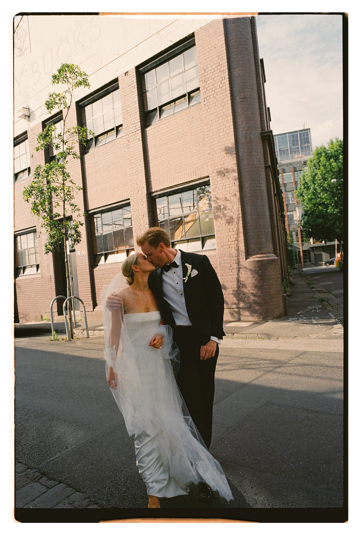 Film Bridal Portraits in the City, Melbourne