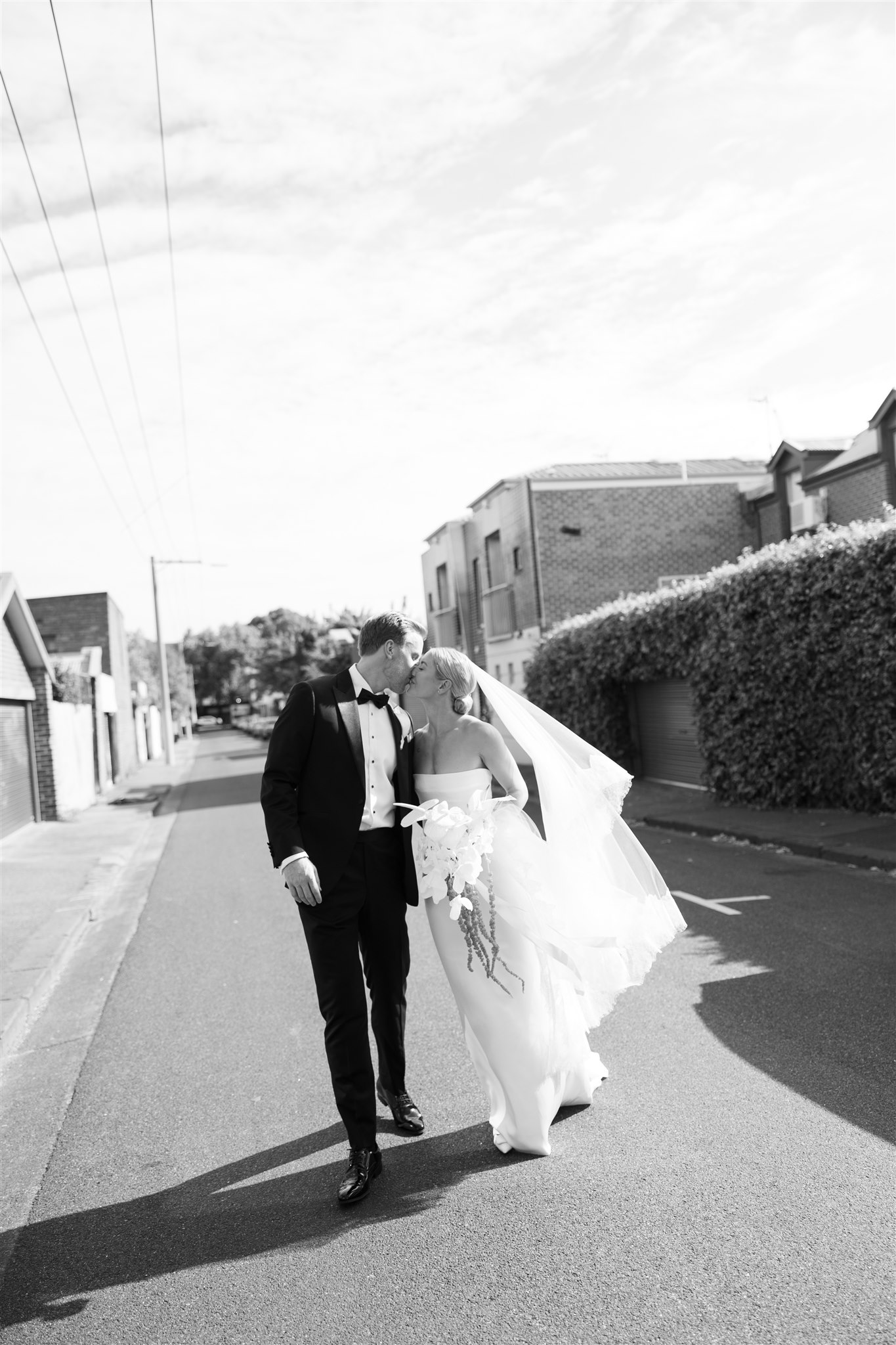 Bridal Portraits in the City, Melbourne