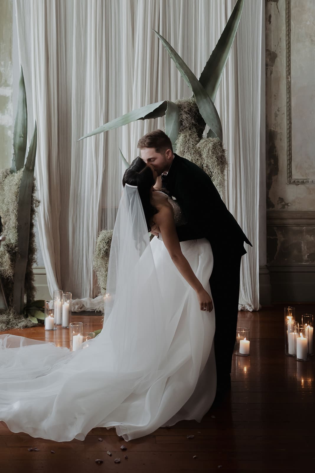 The George Ballroom wedding ceremony captured by Maegan Brown Moments