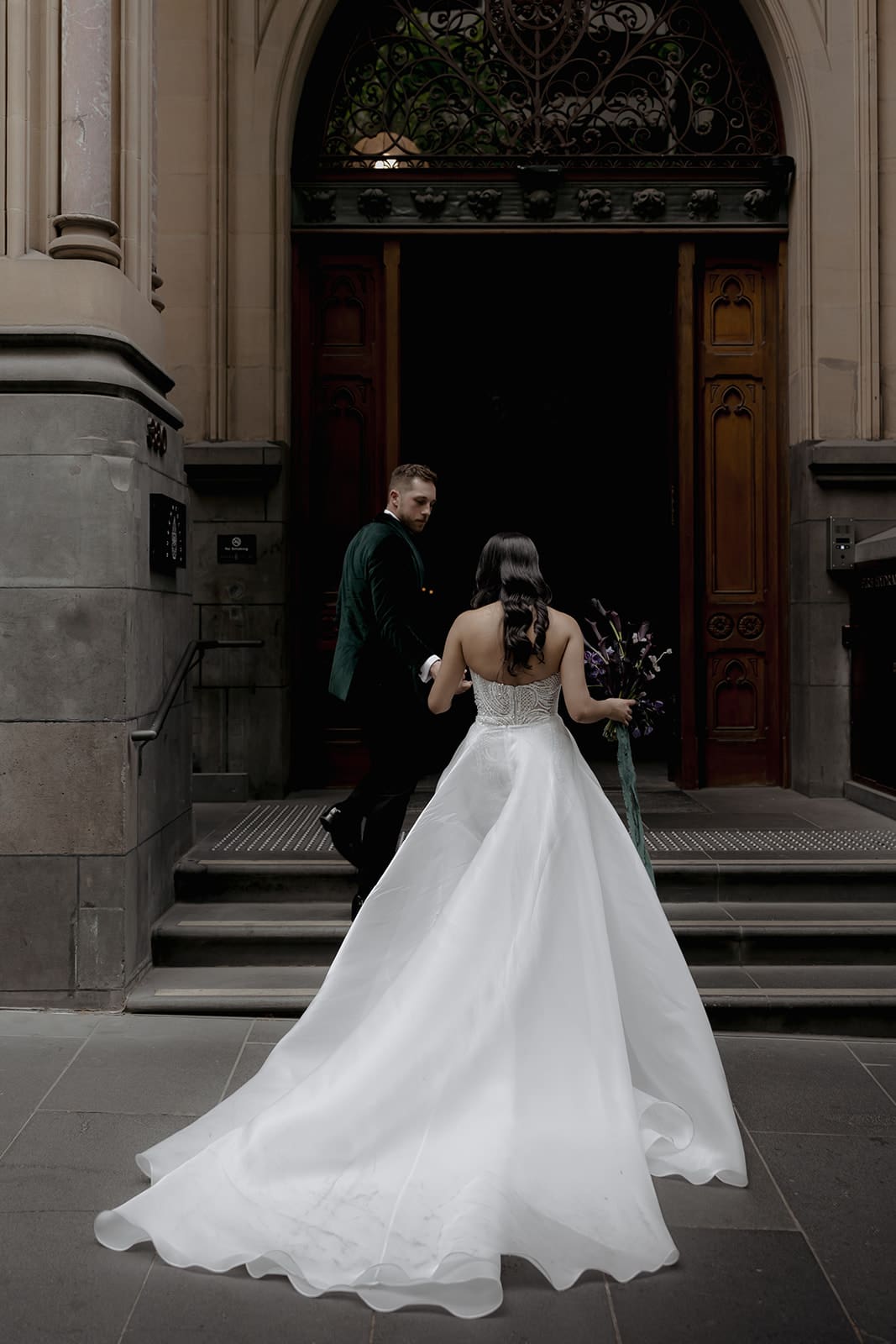 Melbourne wedding photographer – editorial wedding reception at George Ballroom