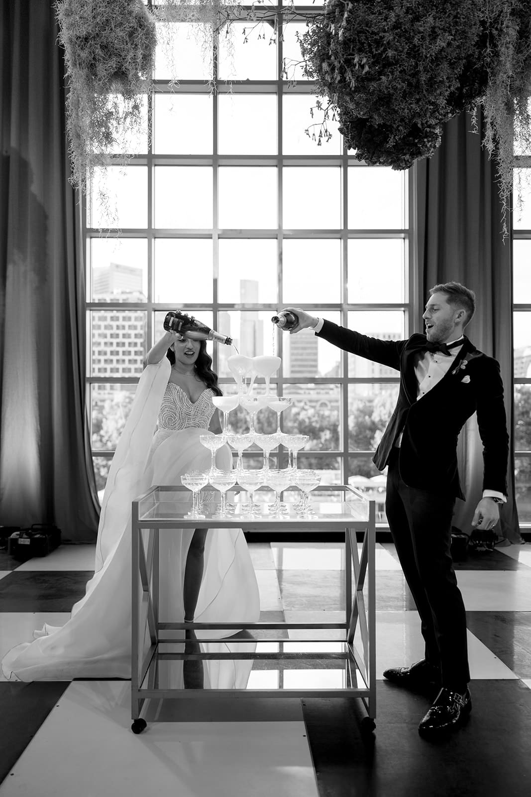 Melbourne wedding photographer – editorial wedding reception at George Ballroom