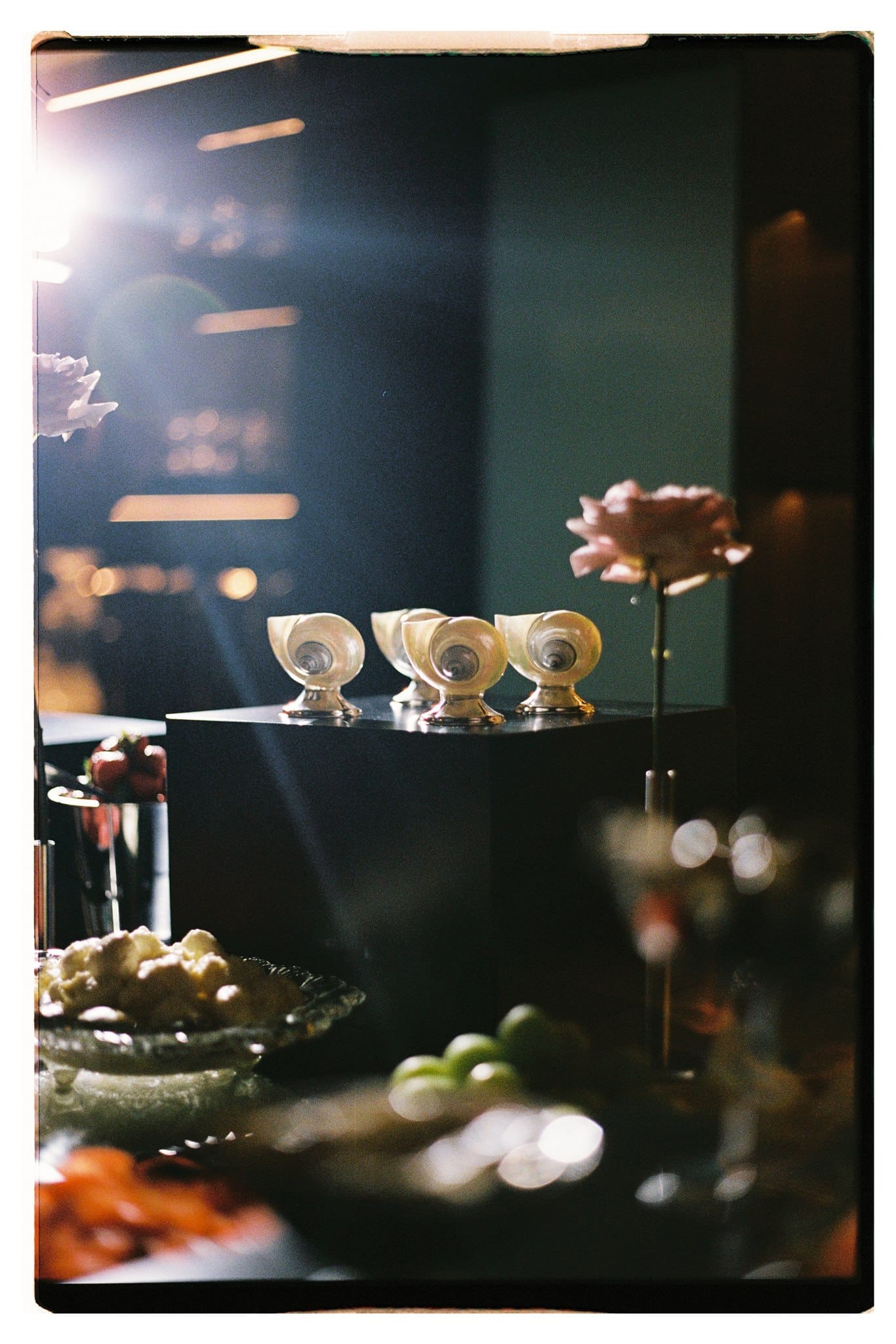 Wedding styling photography captured in 35mm film