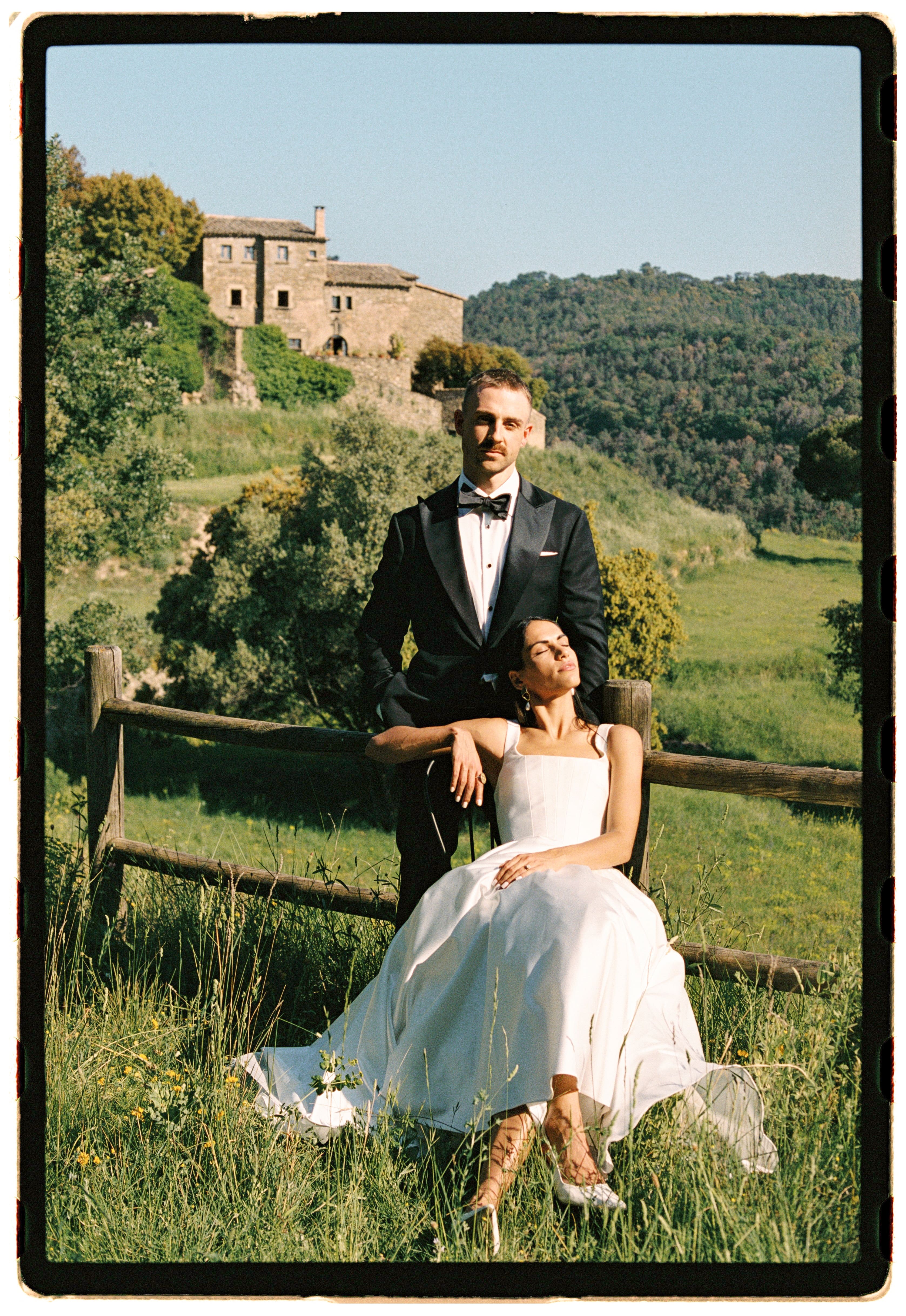 Editorial film wedding photos in Spain