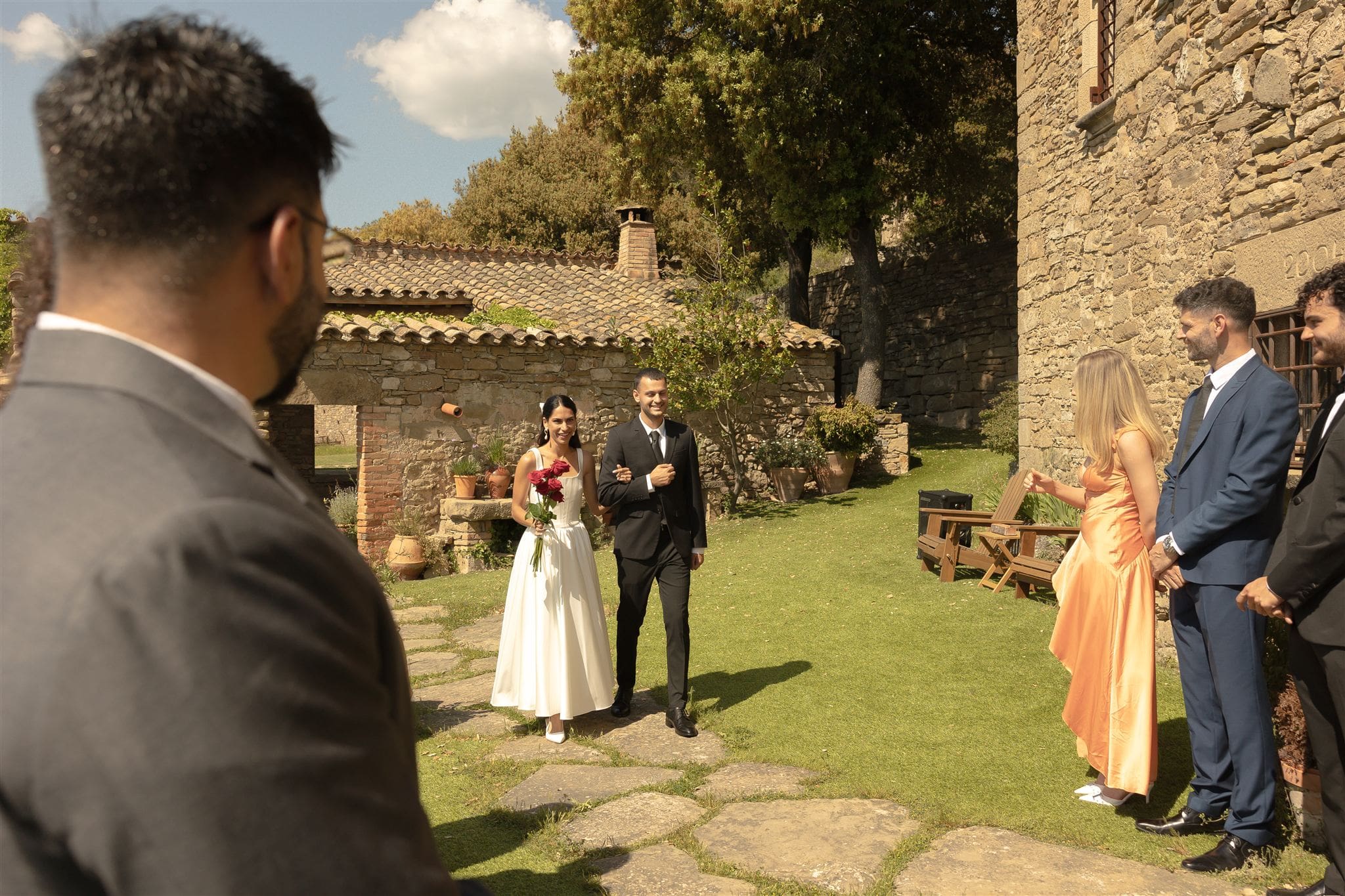 Spain intimate wedding ceremony