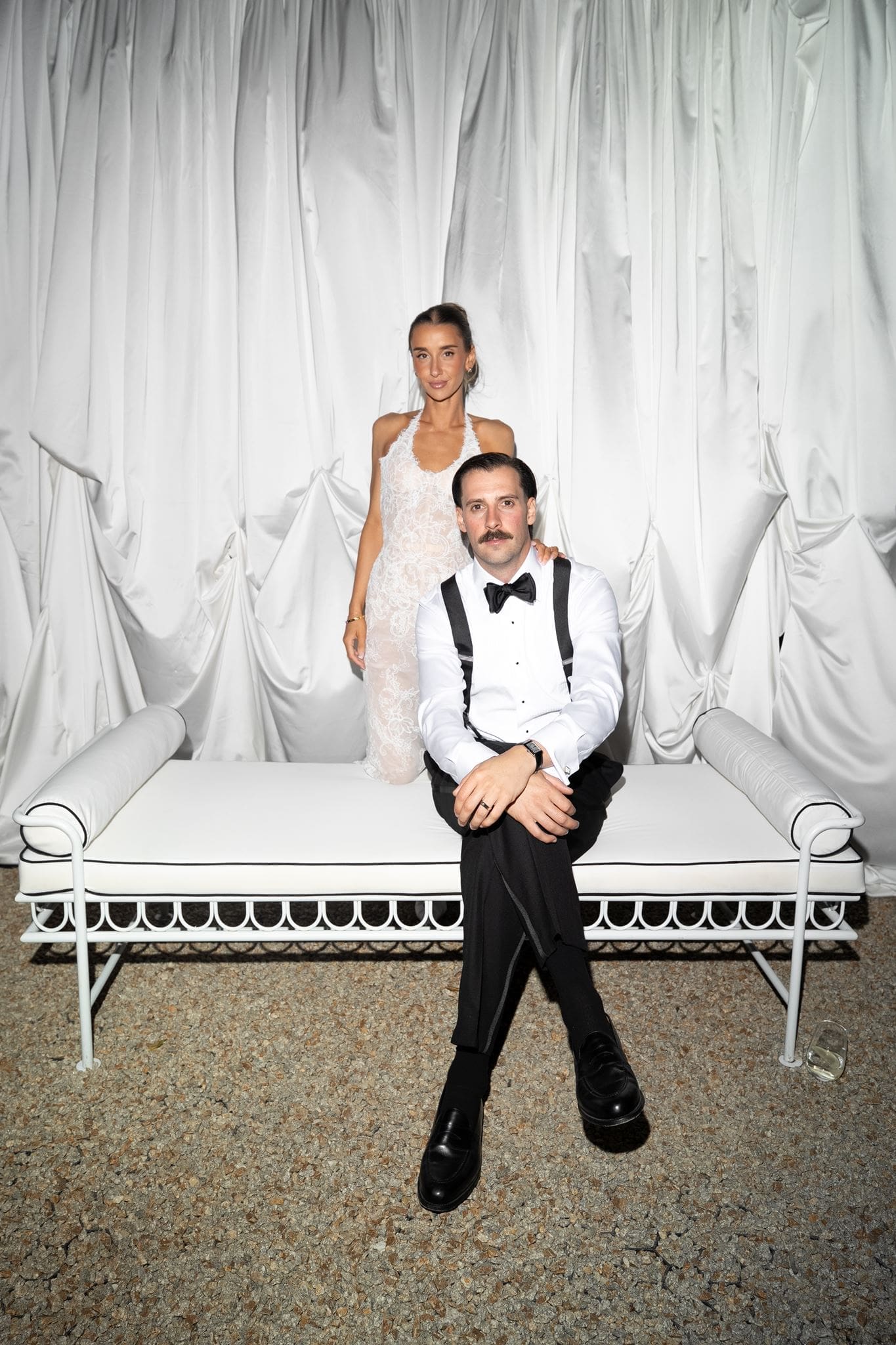Flash couple portrait photography